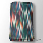 Multi Colour Ikat Digital Printed Wholesale Fabric For Dress
